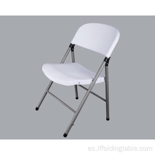 Silla plegable de inyección PP blanca